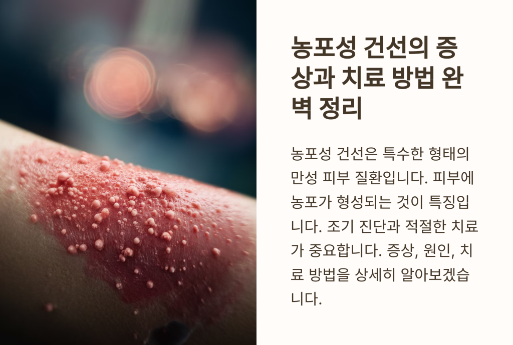 농포성 건선