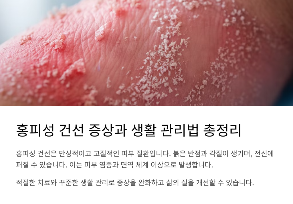 홍피성 건선